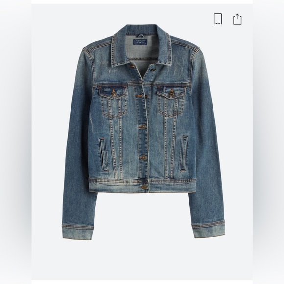 Just USA | Morrie Boyfriend Denim Jacket | Medium Wash | Small - Picture 5 of 5